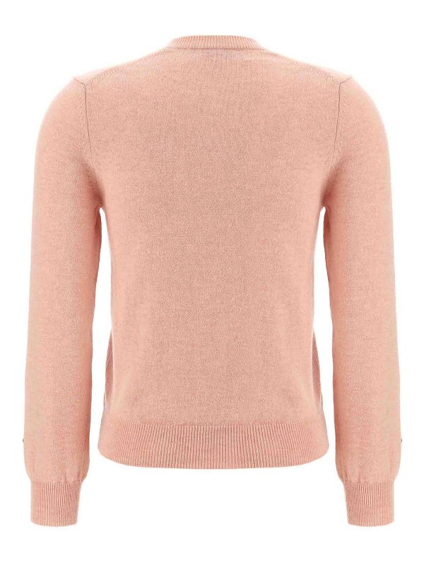 Comme des Garçons Play: Cardigans online - Cardigan - Nude