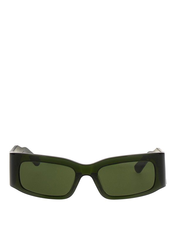 BALENCIAGA: サングラス - サングラス - 緑