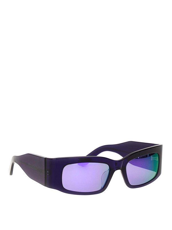 BALENCIAGA: sunglasses online - Paper Rectangle Sunglasses