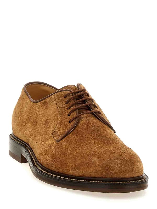 BRUNELLO CUCINELLI: classic shoes online - Suede Derby