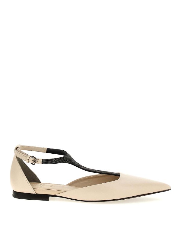 BRUNELLO CUCINELLI: Ballerinas - Ballerinas - Beige