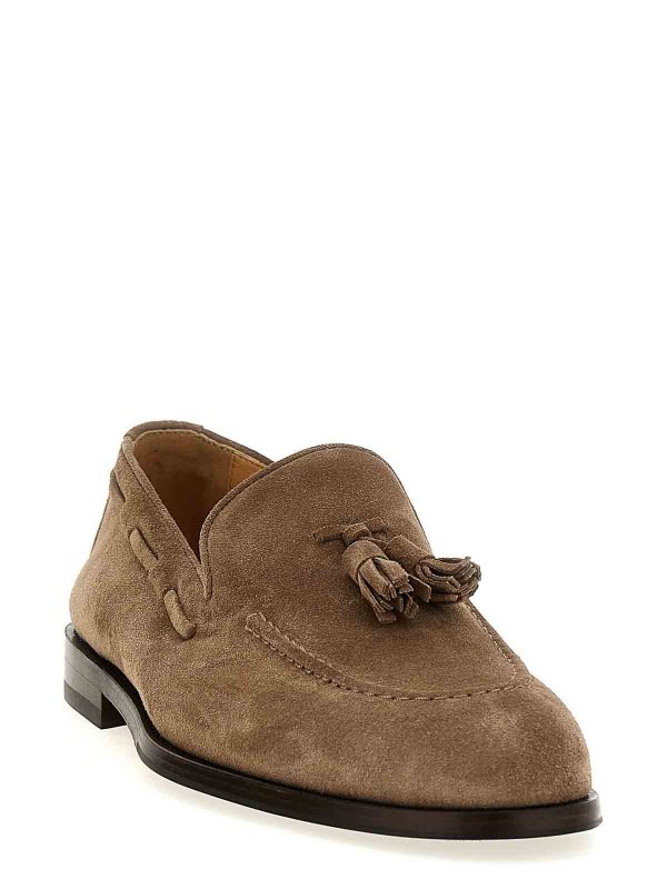 BRUNELLO CUCINELLI: Mokassins und Slippers online - Mokassins - Beige