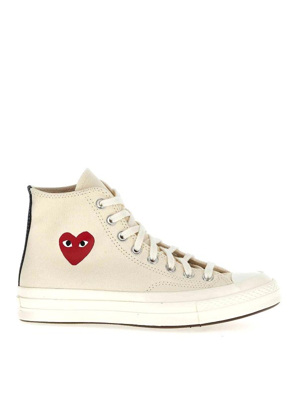 Comme des Garçons Play: Sneaker - Sneaker - Weiß