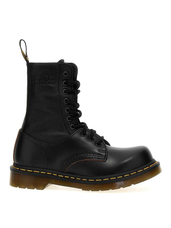 MM6 MAISON MARGIELA: Stiefeletten - Stiefeletten - Schwarz