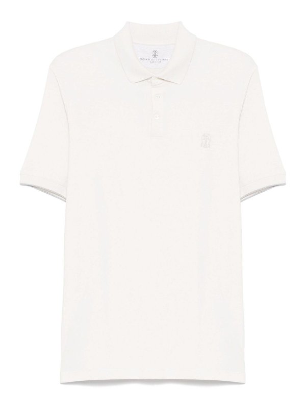 BRUNELLO CUCINELLI: Poloshirts - Poloshirt - Grau