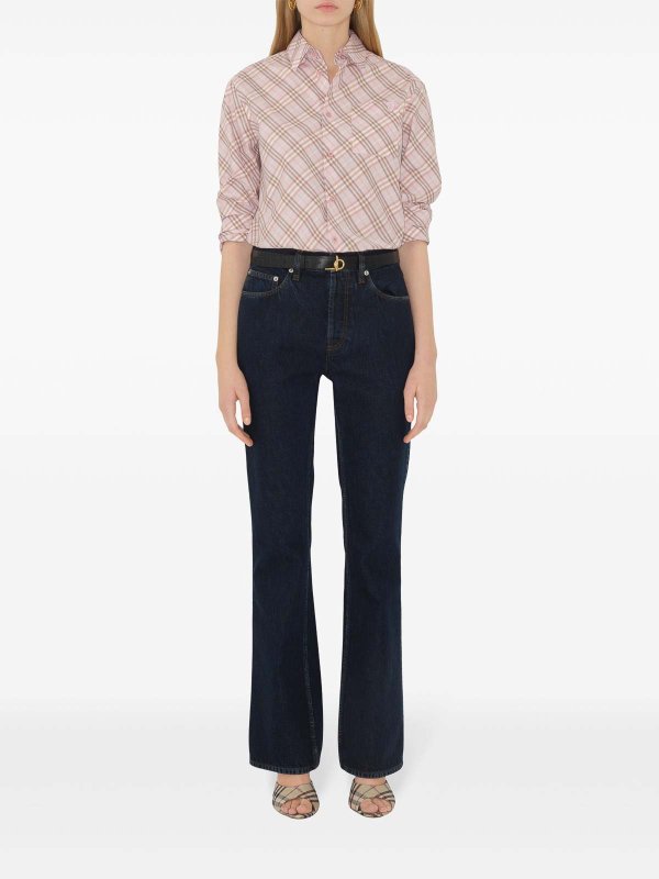 BURBERRY: Jeans acampanados online - Jeans Acampanados - Lavado Oscuro