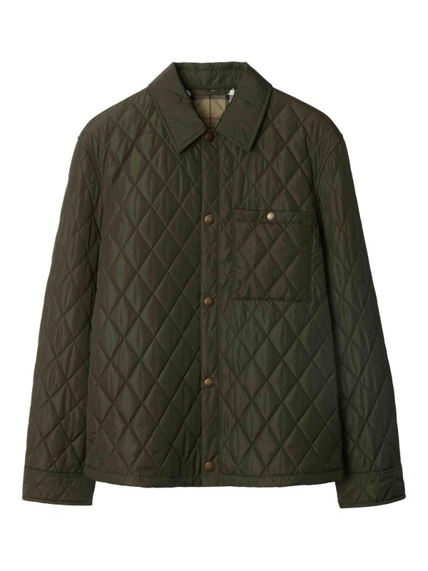 BURBERRY: Abrigos acolchados - Abrigo Alcochado - Negro