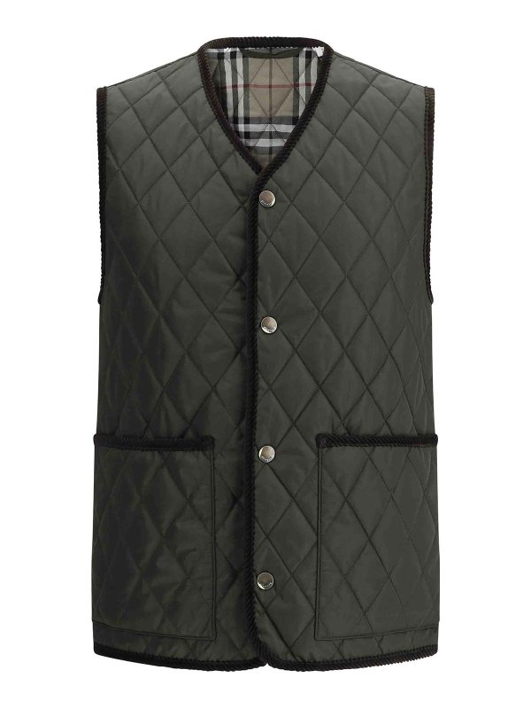 BURBERRY: Gilets - Gilet - Noir