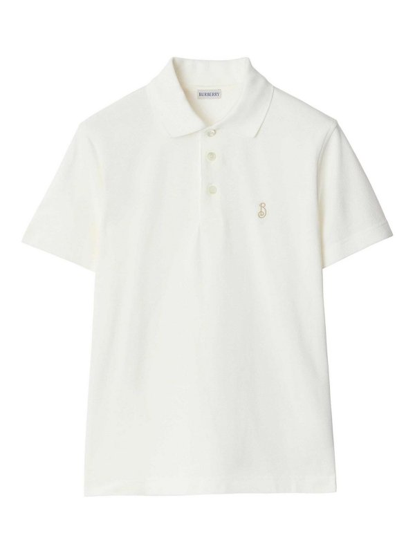 BURBERRY: Polos  - Polo - Blanc