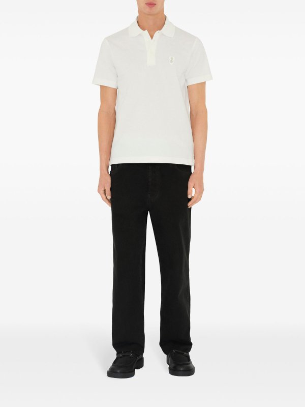 BURBERRY: Polos  online - Polo - Blanc