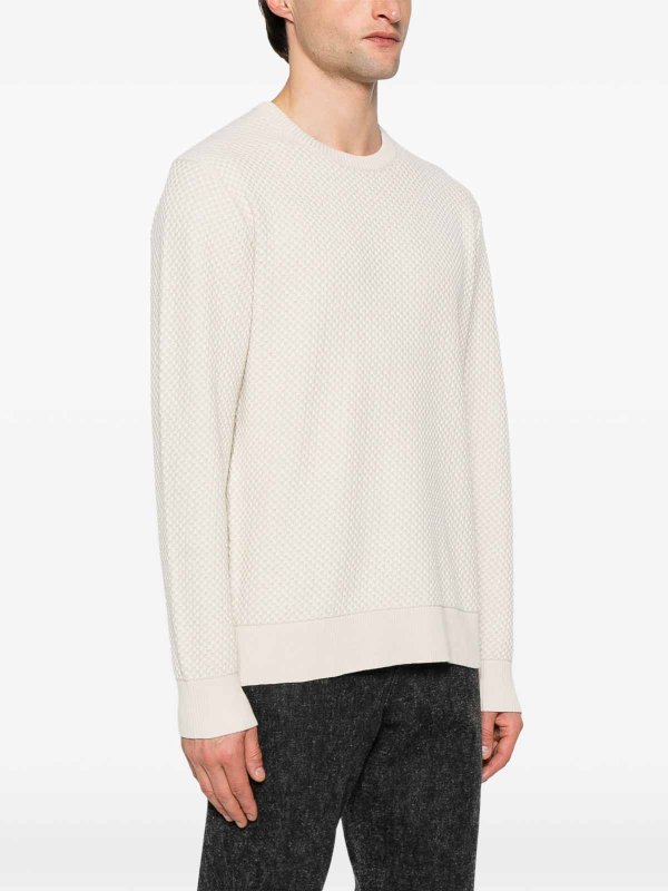The Best Shops CALVIN KLEIN: Strickpullover mit Rundhalsausschnitt - Rundhalspullover - Schwarz