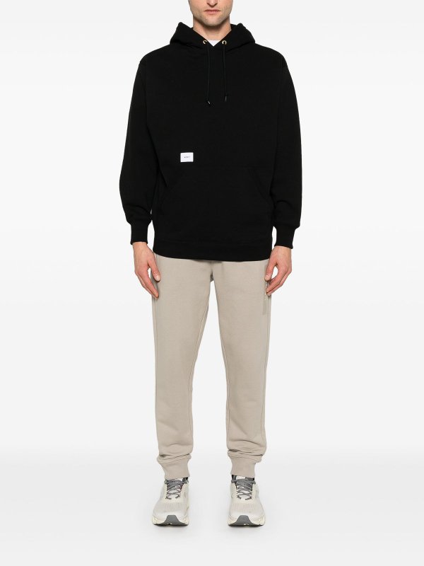 CALVIN KLEIN: tracksuit bottoms online - Structured Embroidery Sweatpants
