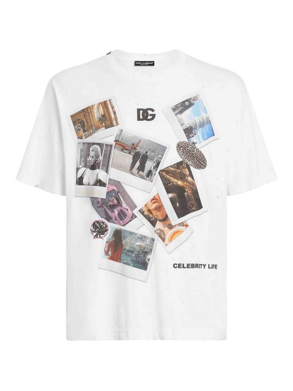 DOLCE & GABBANA: Camisetas - Camiseta - Blanco