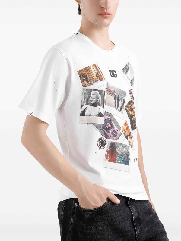 Camiseta - Blanco shop online: DOLCE & GABBANA