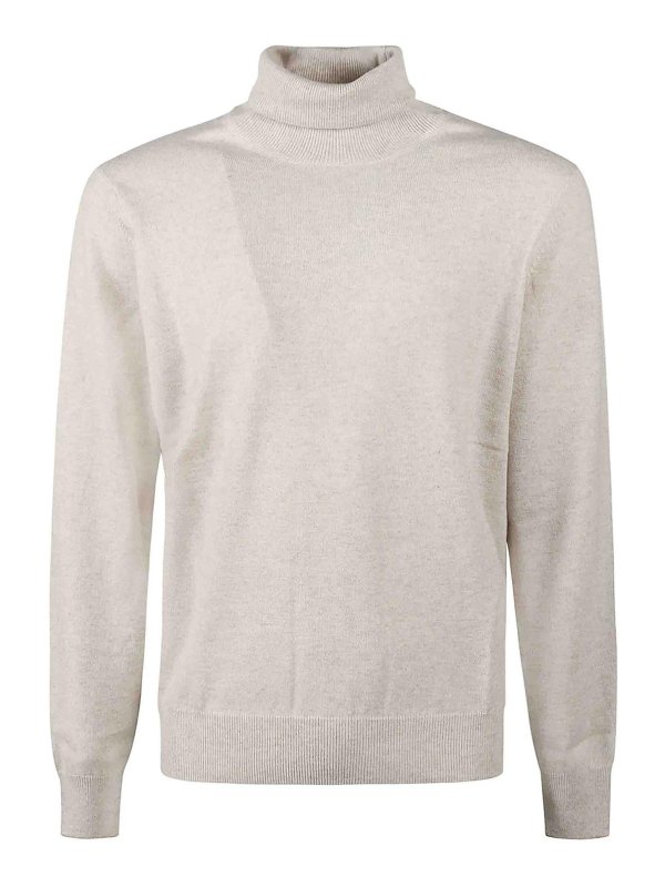 BRUNELLO CUCINELLI: Col roulé & Col polo - Pull Col Roulé - Camel