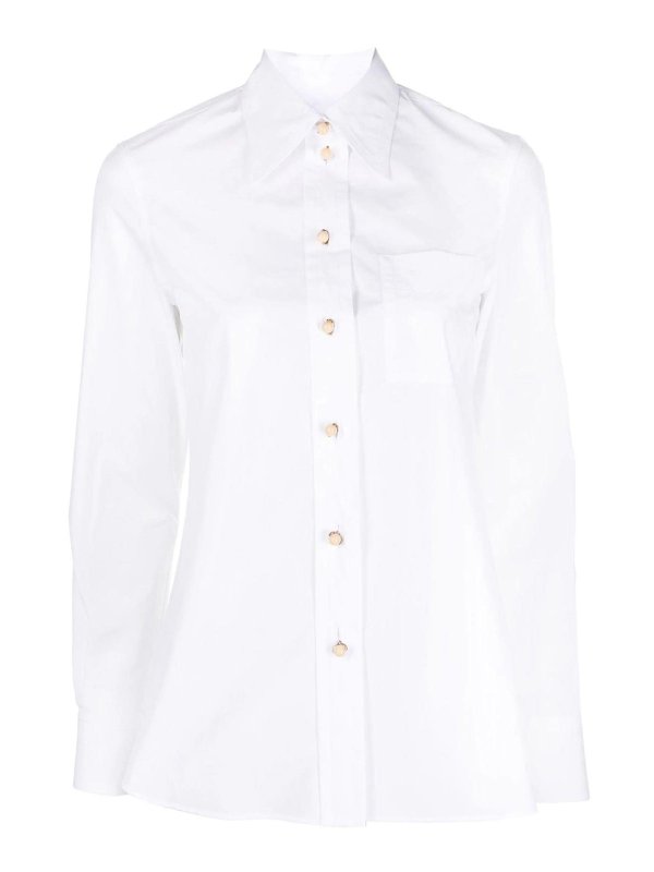 LANVIN: Camisas - Camisa - Beis