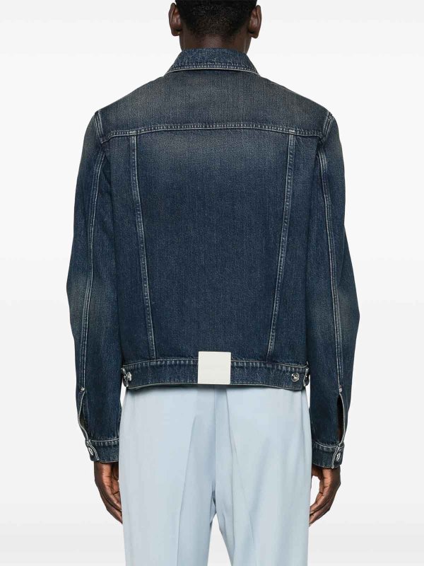 Denim jacket shop online: LANVIN