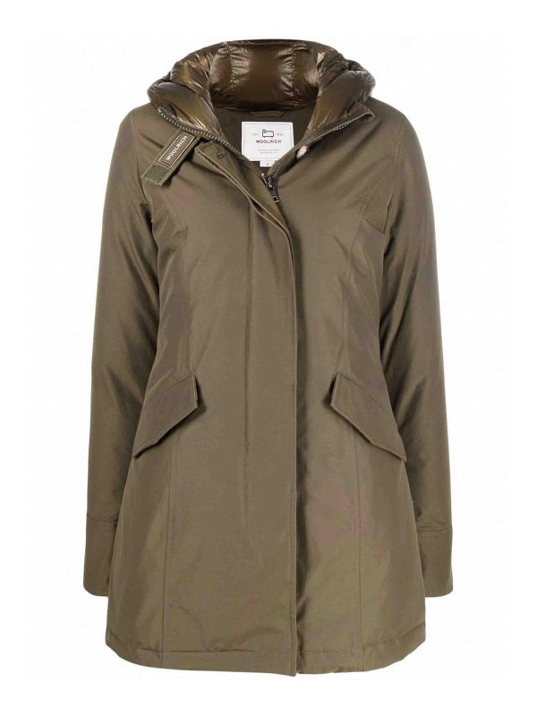 WOOLRICH: Parkas - Parka - Vert Foncé