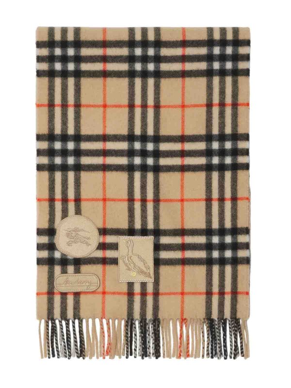 Burberry Scarf - Beige - Women | 8102900 | Shop online at THEBS