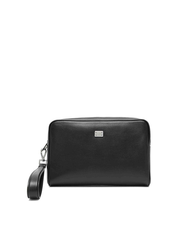 DOLCE & GABBANA: Clutch - Pochette - Noir