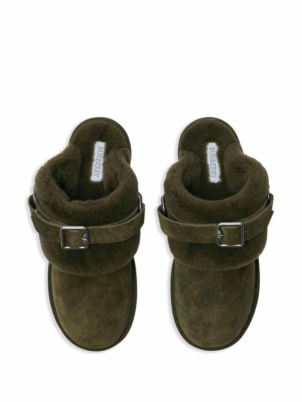 ミュール - 緑 shop online: BURBERRY