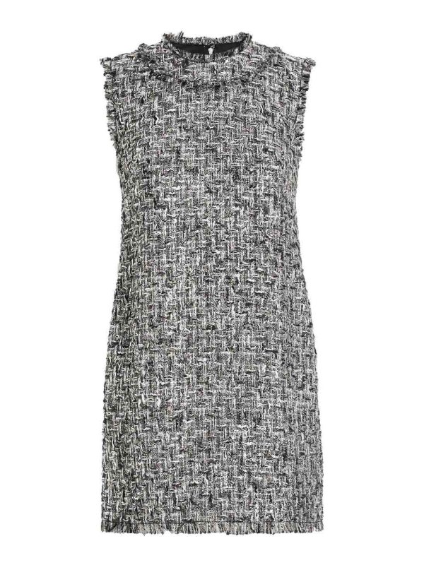 DOLCE & GABBANA: Robes courtes - Robe Courte - Gris