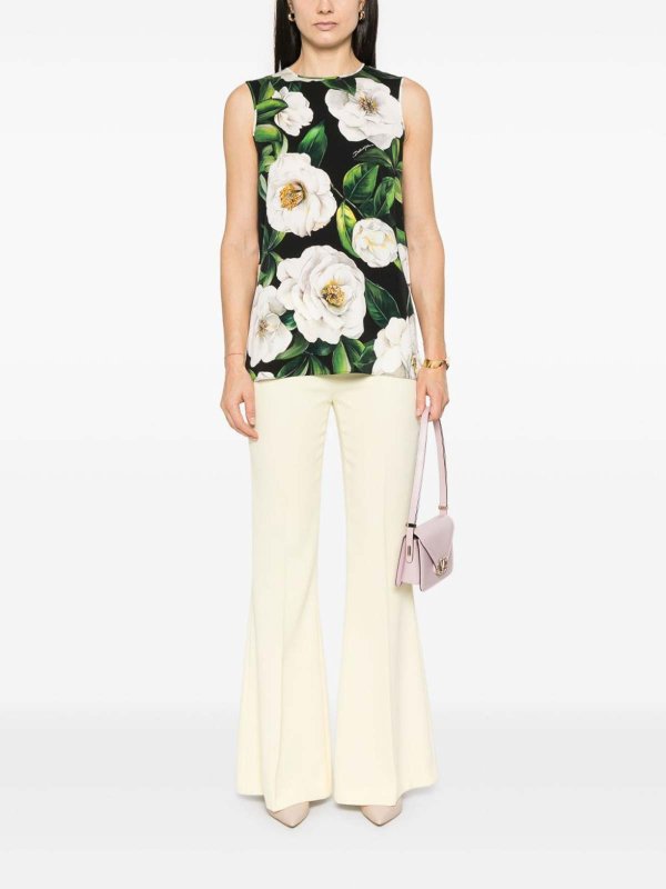 The Best Shops DOLCE & GABBANA: Tops und Tank Tops - Top - Weiß