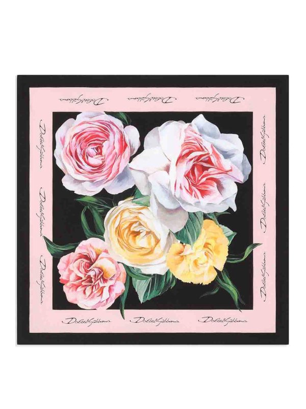 DOLCE & GABBANA: Stolen und Schals - Stola - Schwarz