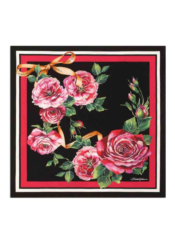 DOLCE & GABBANA: Stolen und Schals - Stola - Schwarz