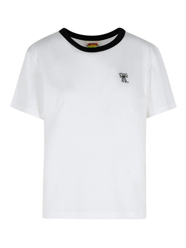 Acne Studios: Camisetas - Camiseta - Blanco