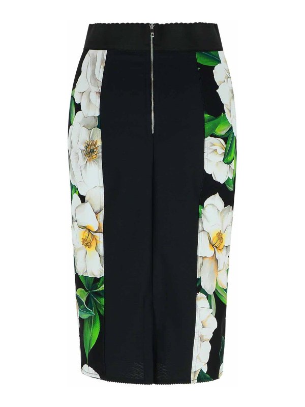 DOLCE & GABBANA: Knielange und Midi Röcke online - Midirock - Schwarz