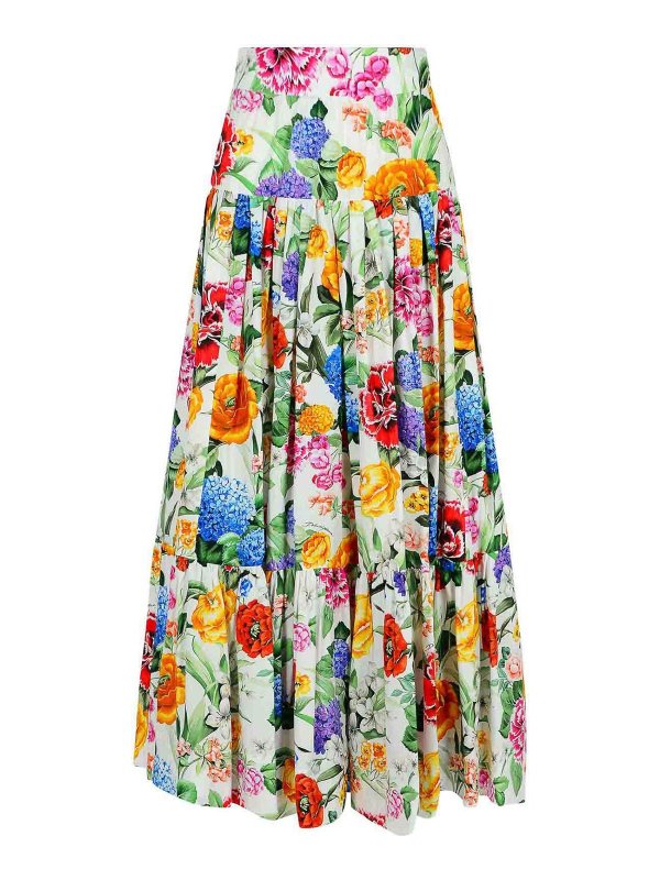 DOLCE & GABBANA: Knielange und Midi Röcke - Midirock - Bunt