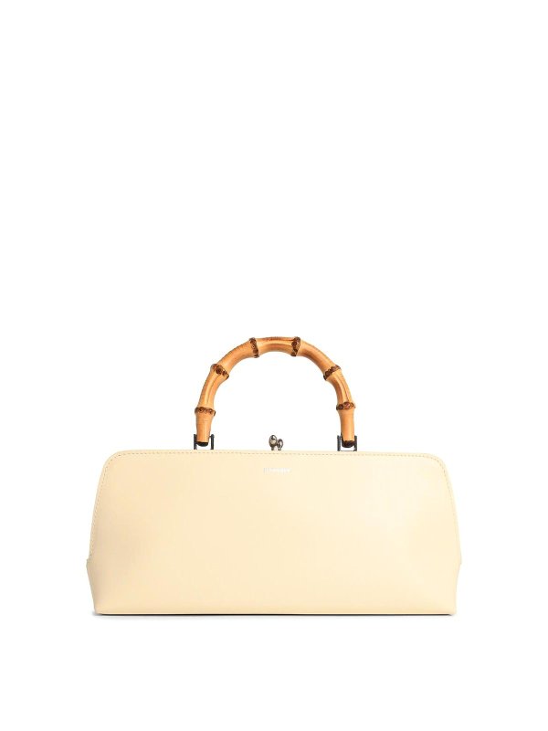 JIL SANDER: クロスボディバッグ - クロスボディバッグ - クリーム