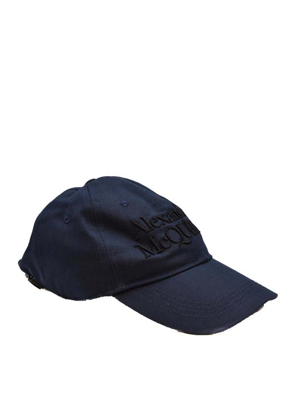 ALEXANDER MCQUEEN: hats & caps online - Blue hat