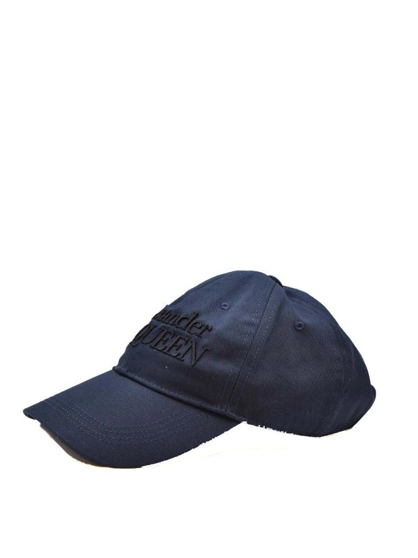 The Best Shops ALEXANDER MCQUEEN: hats & caps - Blue hat