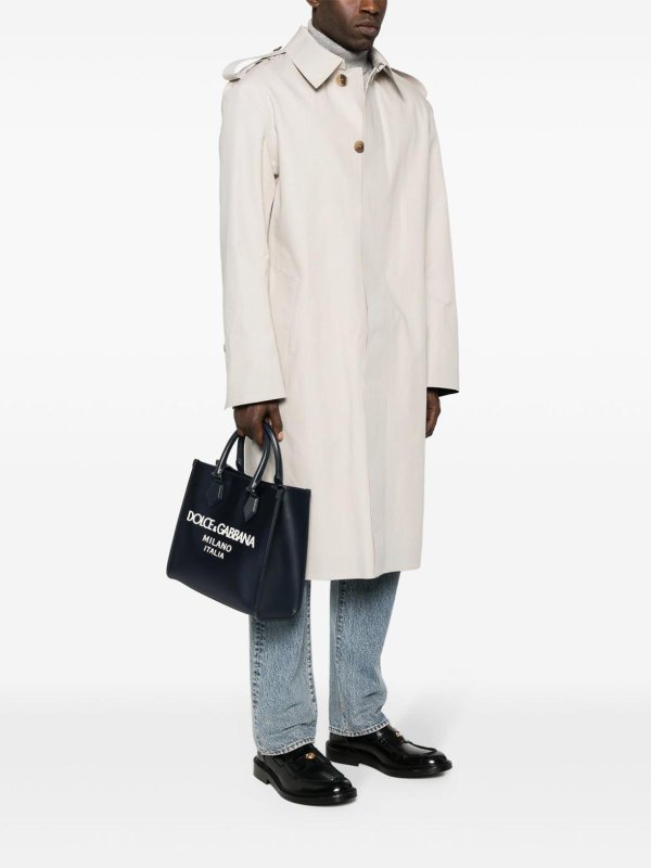 トートバッグ - ブルー shop online: DOLCE & GABBANA