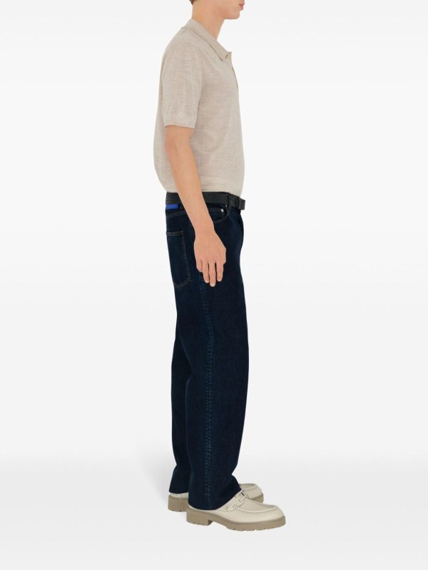 BURBERRY: casual trousers online - Blue Pants