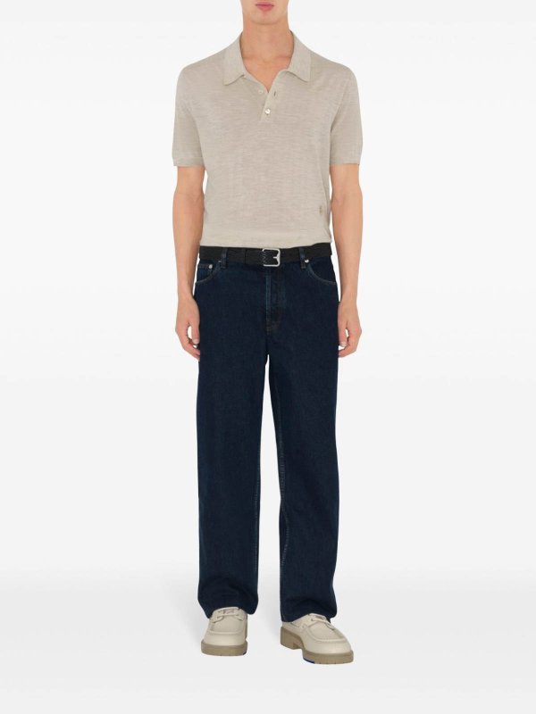 The Best Shops BURBERRY: casual trousers - Blue Pants