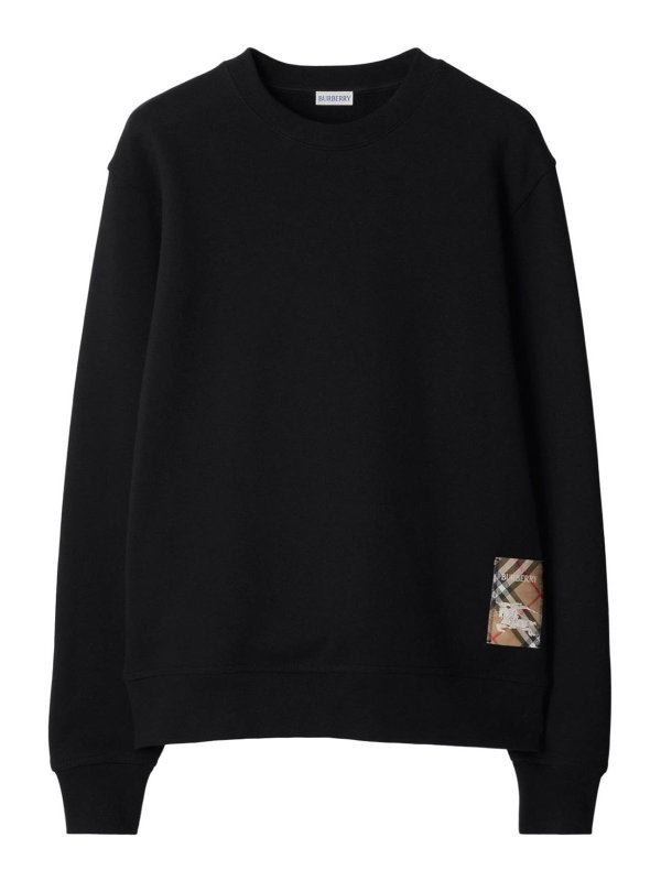 BURBERRY: Sweatshirts und Pullover - Sweatshirt - Schwarz