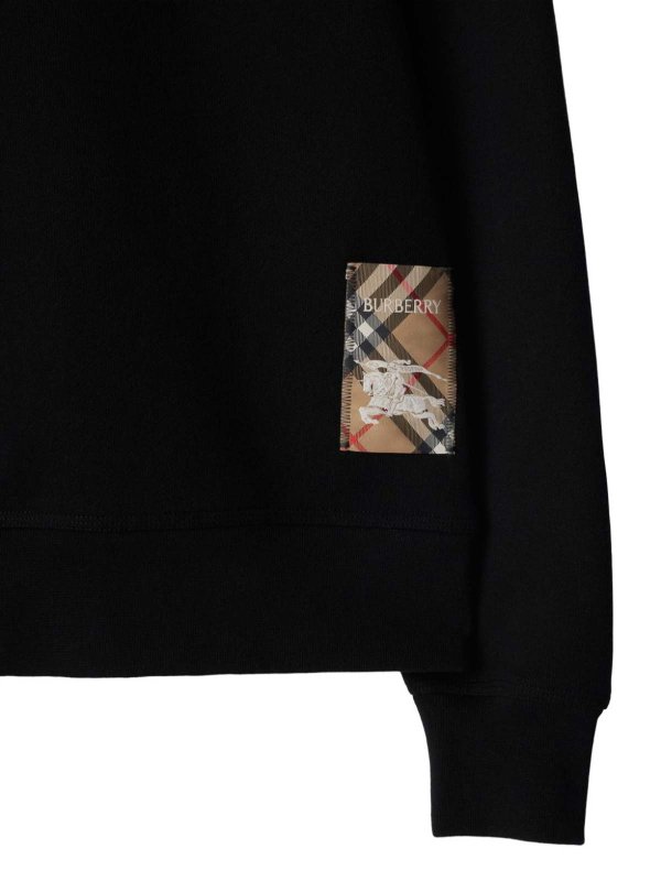 Sweatshirt - Schwarz shop online: BURBERRY