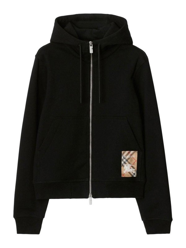 BURBERRY: U-Boot-Ausschnitt - U-Boot-Pullover - Schwarz