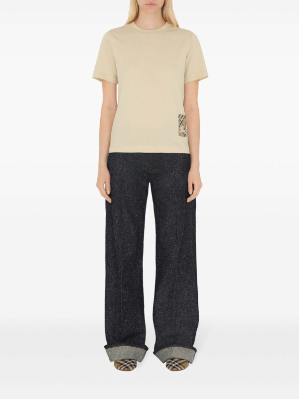 BURBERRY: T-shirts online - T-Shirt - Schwarz