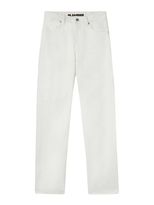JIL SANDER: Bootcut - Bootcut Jeans - Blau