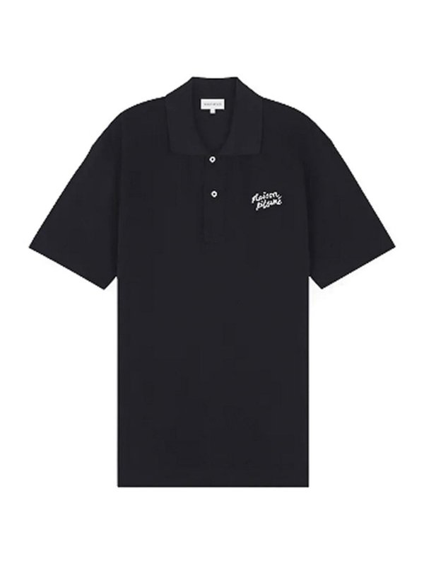 MAISON KITSUNÉ: polo - Polo nera