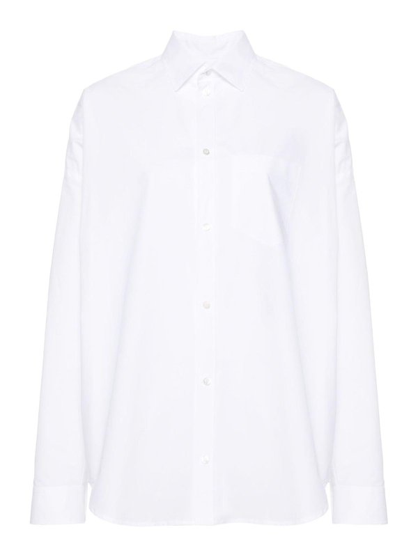 BALENCIAGA: Hemden - Hemd - Weiß