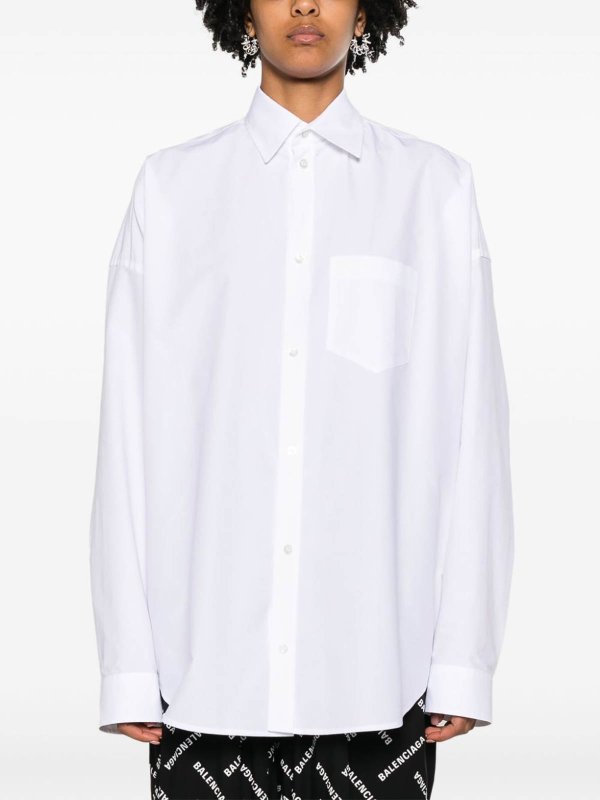 BALENCIAGA: Hemden online - Hemd - Weiß