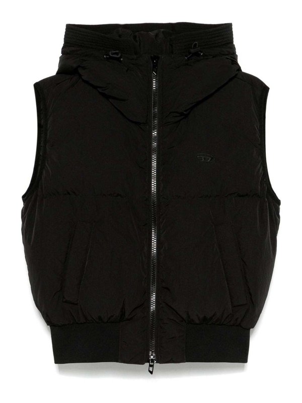 DIESEL: Chaquetas casual - Chaqueta Casual - Negro