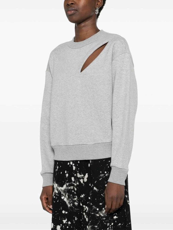 ALEXANDER MCQUEEN: Sweatshirts & Sweaters online - Gray sweatshirt