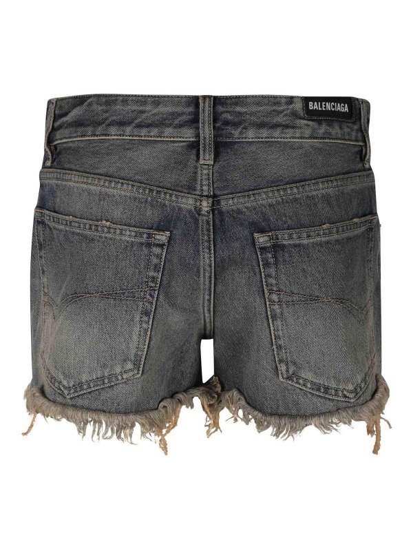 BALENCIAGA: トラウザーショーツ online - ショートパンツ - ブルー