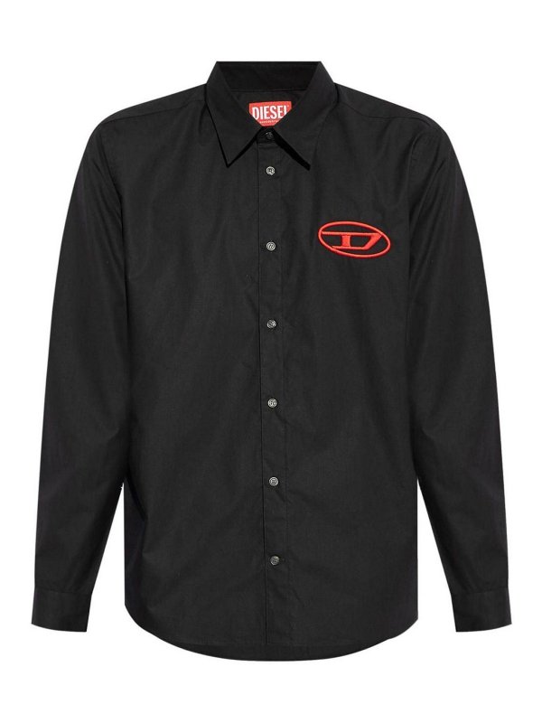 DIESEL: Hemden - Hemd - Schwarz